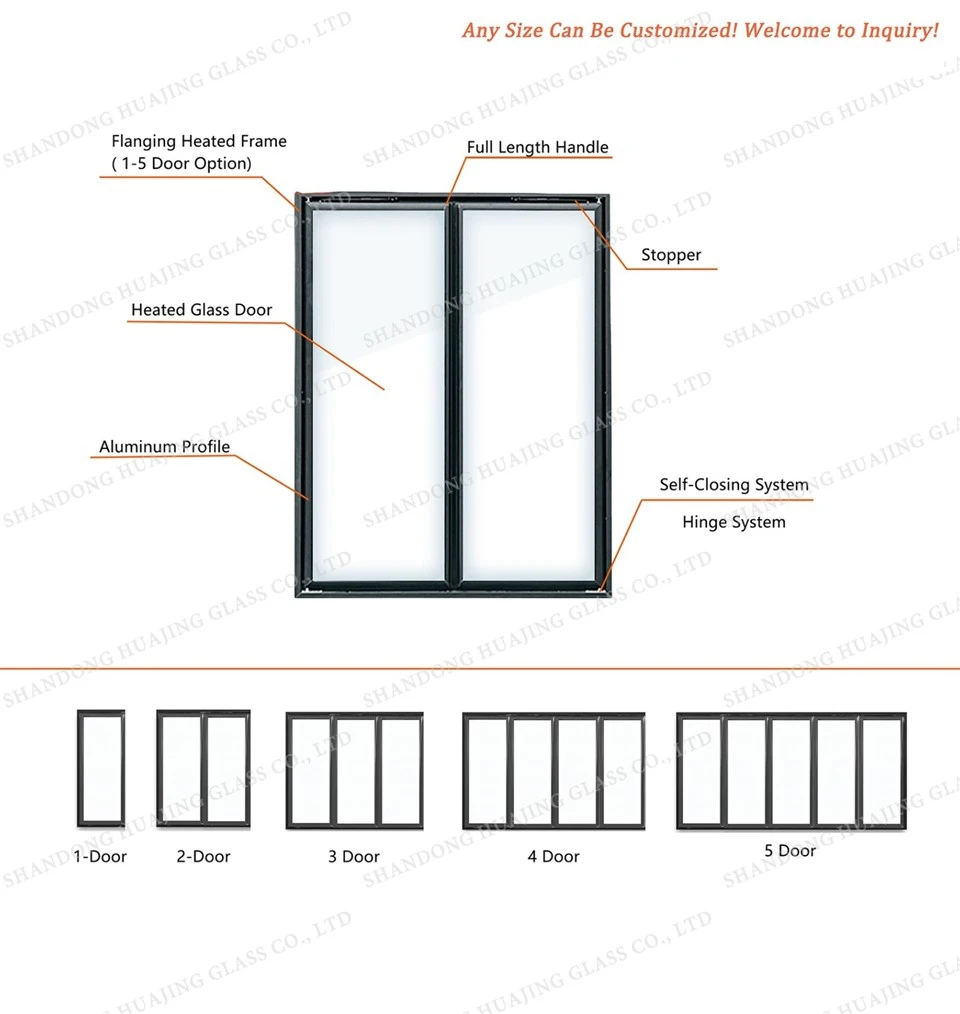 Freezer Glass Door factory